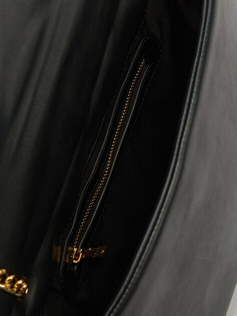 Женская сумка  LOVE MOSCHINO EMBOSSED Q, Артикул JC4041PP SS25, черный | 4376982. Ракурс 5