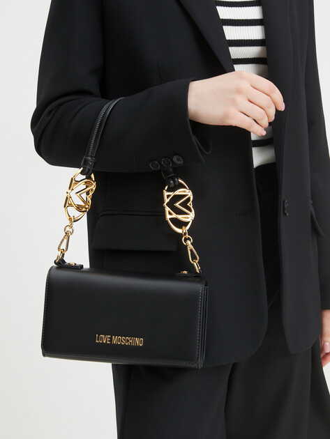 Женская сумка  LOVE MOSCHINO JEWEL, Артикул JC4051PP SS25, черный | 4377049. Ракурс 2