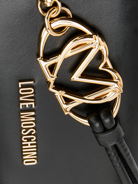 Женская сумка  LOVE MOSCHINO JEWEL, Артикул JC4051PP SS25, черный | 4377049. Ракурс 3