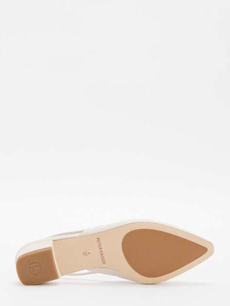 Женские туфли с открытой пяткой (слингбэк) PETER KAISER NAPOLI, Артикул 9-79443-44, молочно-белый | 4380419. Ракурс 4