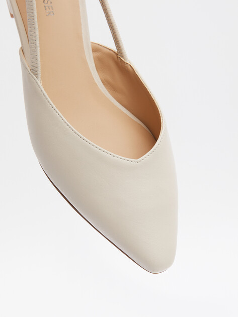 Женские туфли с открытой пяткой (слингбэк) PETER KAISER NAPOLI, Артикул 9-79443-44, молочно-белый | 4380419. Ракурс 6
