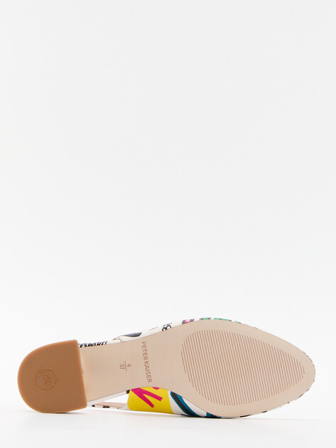 Женские туфли с открытой пяткой (слинг-бэк) PETER KAISER BOLOGNA, Артикул 9-79540-44, белый | 4380465. Ракурс 4