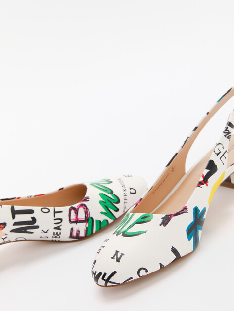 Женские туфли с открытой пяткой (слинг-бэк) PETER KAISER BOLOGNA, Артикул 9-79540-44, белый | 4380465. Ракурс 6