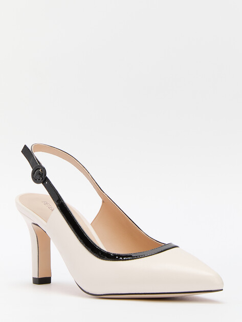 Женские туфли с открытой пяткой (слинг-бэк) PETER KAISER MODENA, Артикул 9-79640-44, молочно-белый | 4380618. Ракурс 3