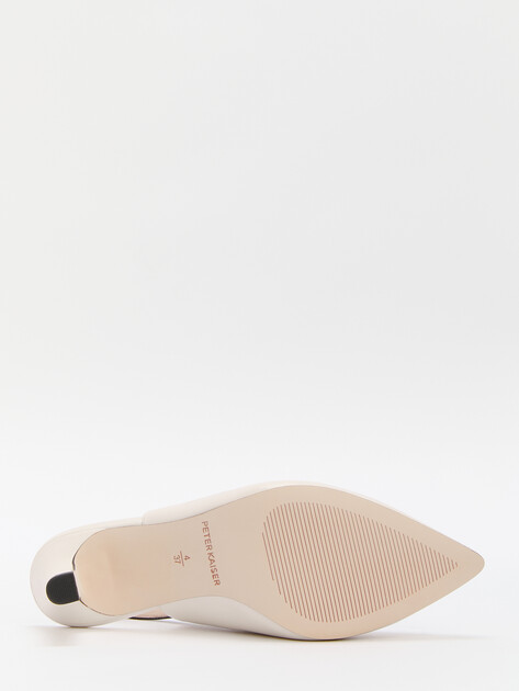 Женские туфли с открытой пяткой (слинг-бэк) PETER KAISER MODENA, Артикул 9-79640-44, молочно-белый | 4380618. Ракурс 4