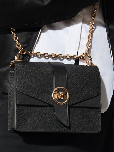 Кросс-боди MICHAEL KORS SM CONV XBODY, Артикул 32S1GGRC0L(K), черный | 4381030. Ракурс 2