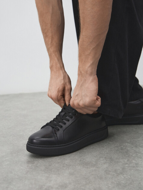 Мужские кеды MAISON DAVID, Артикул TM3124F-8, черный | 4381570. Ракурс 6