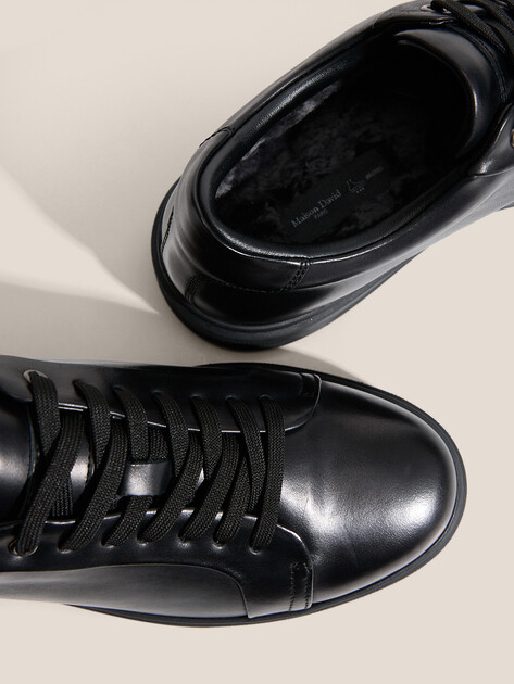 Мужские кеды MAISON DAVID, Артикул TM3124F-8, черный | 4381570. Ракурс 3