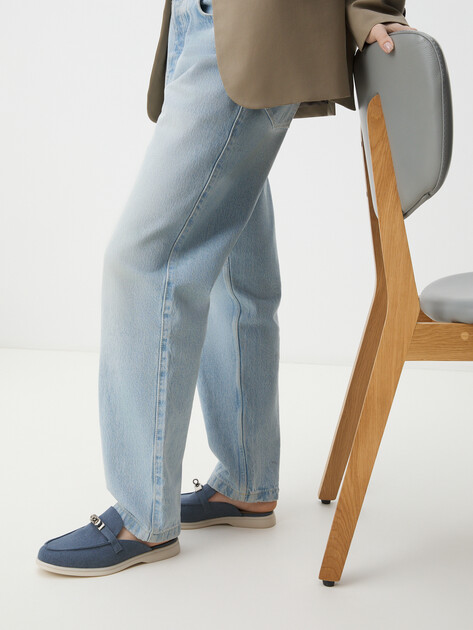 Мюли TENDANCE, Артикул YS-2299A-252, серо-синий | 4388659. Ракурс 2