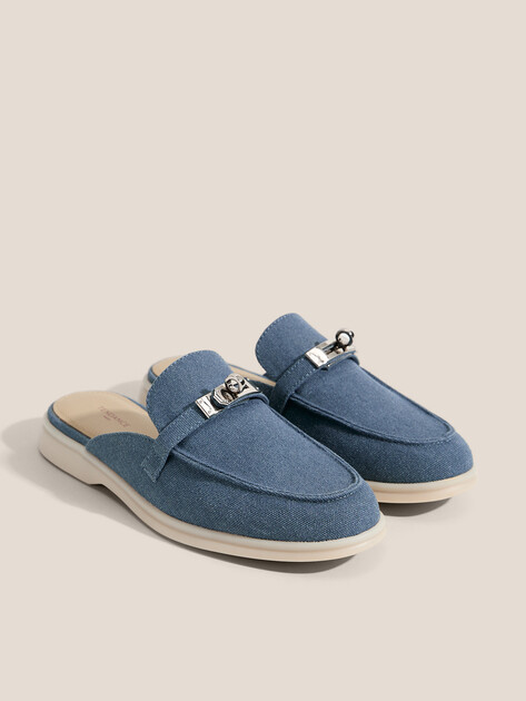 Мюли TENDANCE, Артикул YS-2299A-252, серо-синий | 4388659. Ракурс 3