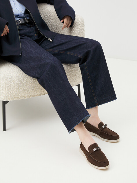 Женские лоферы TENDANCE, Артикул YS-2299A-257A, темно-коричневый | 4389147. Ракурс 7