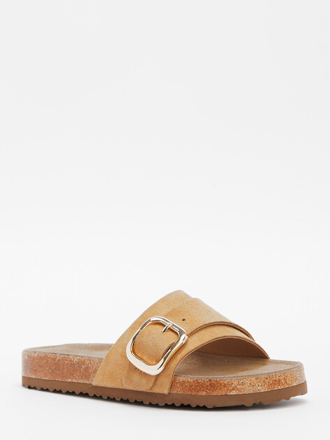 Женские шлепанцы S.OLIVER GIGI, Артикул 5-5-27102-44, светло-коричневый | 4389544. Ракурс 3