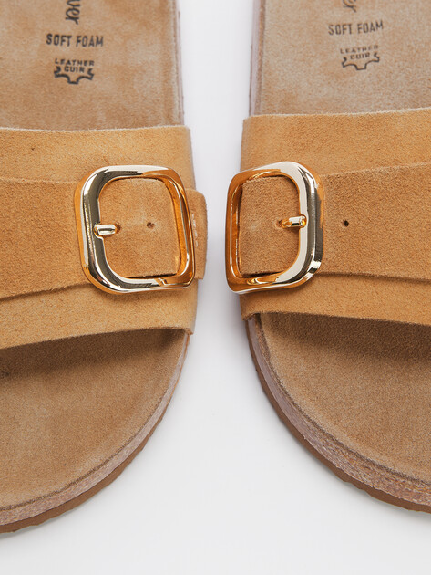 Женские шлепанцы S.OLIVER GIGI, Артикул 5-5-27102-44, светло-коричневый | 4389544. Ракурс 6