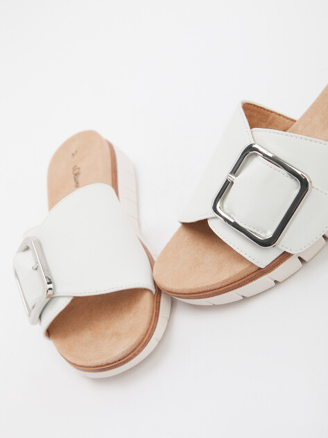 Женские шлепанцы S.OLIVER VANNA, Артикул 5-5-27210-44, белый | 4389664. Ракурс 6