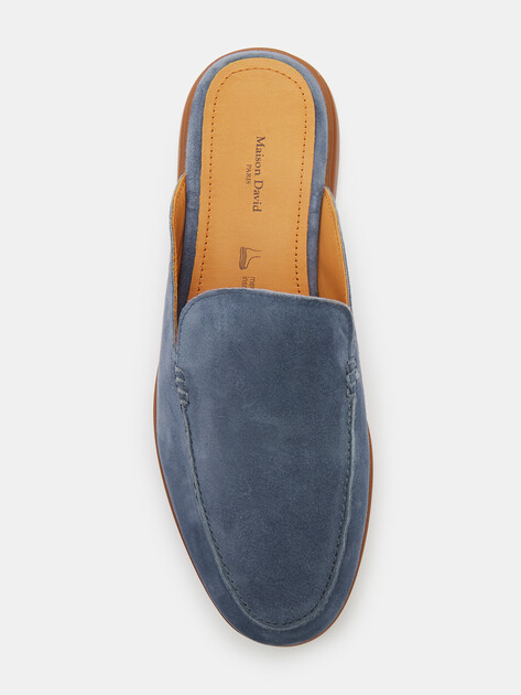 Мюли MAISON DAVID, Артикул TM3289D-1, серо-синий | 4390808. Ракурс 5