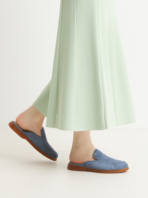 Мюли MAISON DAVID, Артикул TM3289D-1, серо-синий | 4390808. Ракурс 2