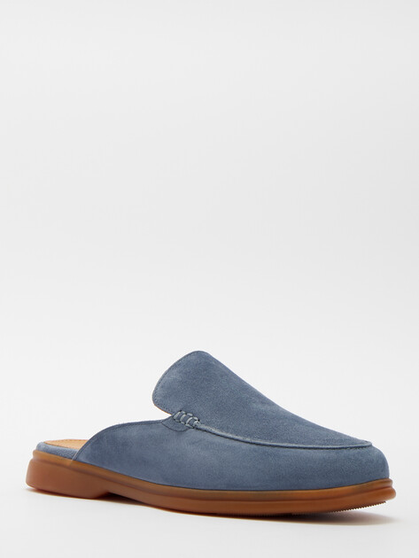 Мюли MAISON DAVID, Артикул TM3289D-1, серо-синий | 4390808. Ракурс 3