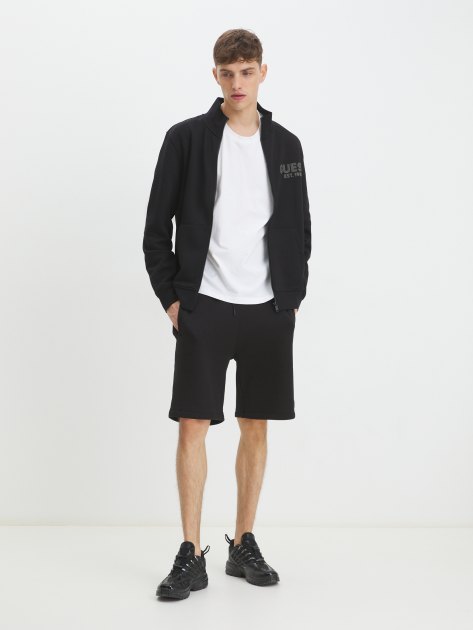 Мужская толстовка GUESS AL HIGH NECK FULLZIP SWEATSH, Артикул M4YQ80K9Z21, черный | 4391406. Ракурс 2 Мужская толстовка GUESS AL HIGH NECK FULLZIP SWEATSH, Артикул M4YQ80K9Z21, черный | 4391406. Ракурс 2