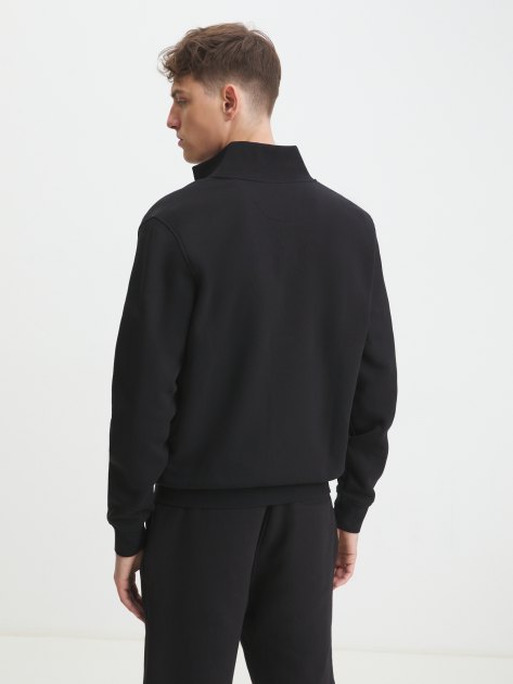 Мужская толстовка GUESS AL HIGH NECK FULLZIP SWEATSH, Артикул M4YQ80K9Z21, черный | 4391406. Ракурс 4 Мужская толстовка GUESS AL HIGH NECK FULLZIP SWEATSH, Артикул M4YQ80K9Z21, черный | 4391406. Ракурс 4