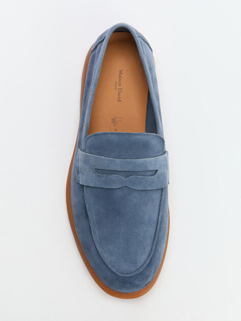 Женские лоферы MAISON DAVID, Артикул TM3269D-1, серовато-синий | 4391764. Ракурс 5 Женские лоферы MAISON DAVID, Артикул TM3269D-1, серовато-синий | 4391764. Ракурс 5