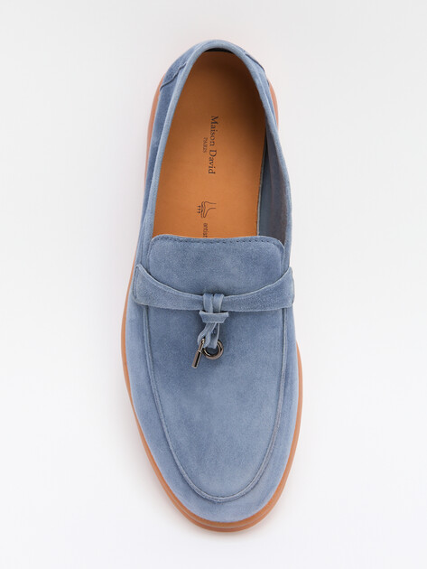 Женские лоферы MAISON DAVID, Артикул TM3269D-2, серовато-синий | 4392003. Ракурс 5
