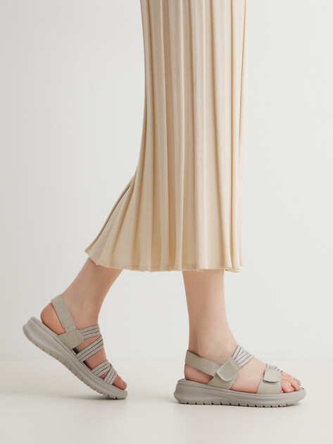 Женские сандалии TAMARIS COMFORT POLLY, Артикул 8-8-88728-44, светло-серый | 4392836. Ракурс 2