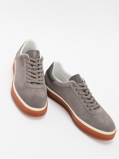 Мужские кеды MAISON DAVID, Артикул TM3285F-1, коричнево-серый | 4393281. Ракурс 6