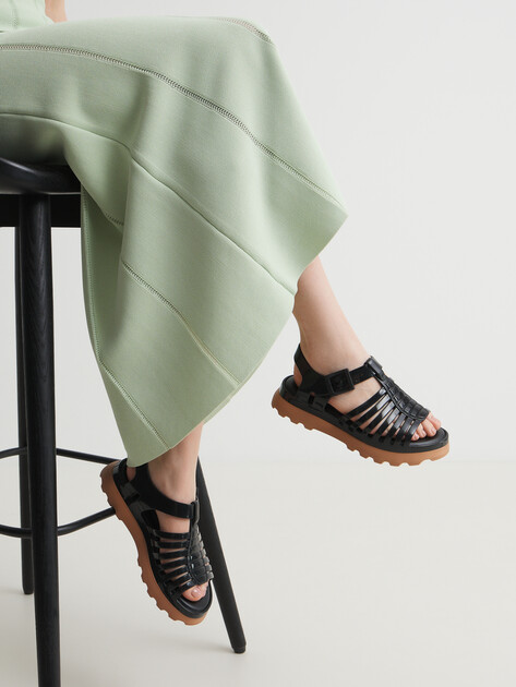 Женские сандалии MELISSA GLORIA AD, Артикул 35976, черный | 4394669. Ракурс 2