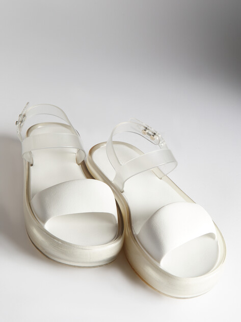 Женские ароматизированные сандалии MELISSA FLOAT PLATFORM AD, Артикул 36066, белый | 4394729. Ракурс 6