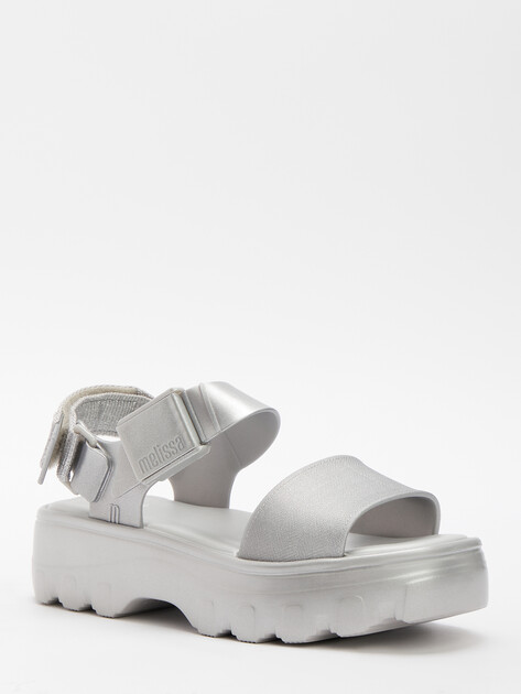 Женские сандалии MELISSA KICK OFF SANDAL METALLIC AD, Артикул 36081, серебряный | 4394737. Ракурс 3 Женские сандалии MELISSA KICK OFF SANDAL METALLIC AD, Артикул 36081, серебряный | 4394737. Ракурс 3