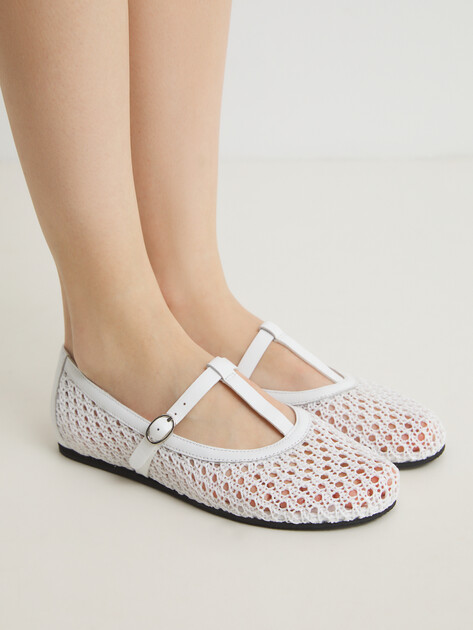 Балетки мэри-джейн TENDANCE, Артикул YS-48190A-1, белый | 4399703. Ракурс 2