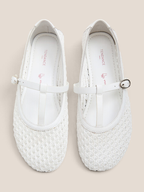 Балетки мэри-джейн TENDANCE, Артикул YS-48190A-1, белый | 4399703. Ракурс 5