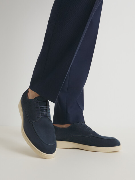 Мужские дерби MAISON DAVID, Артикул HB-202407, серовато-синий | 4400128. Ракурс 2 Мужские дерби MAISON DAVID, Артикул HB-202407, серовато-синий | 4400128. Ракурс 2