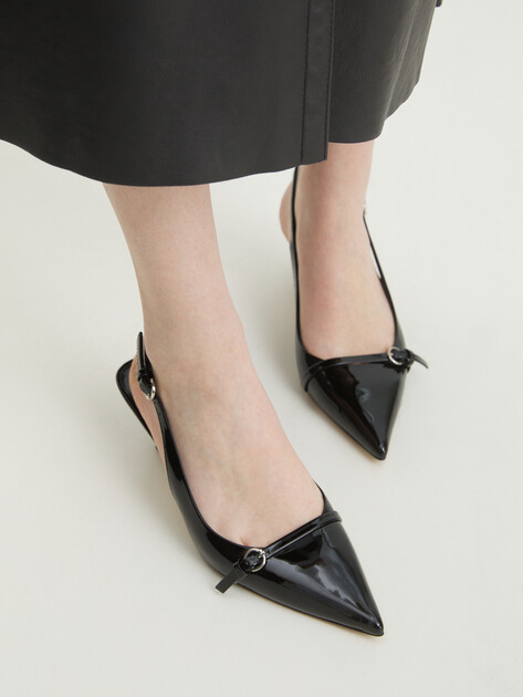 Женские туфли с открытой пяткой (слингбэк) TENDANCE, Артикул RL765-5, черный | 4400846. Ракурс 2 Женские туфли с открытой пяткой (слингбэк) TENDANCE, Артикул RL765-5, черный | 4400846. Ракурс 2