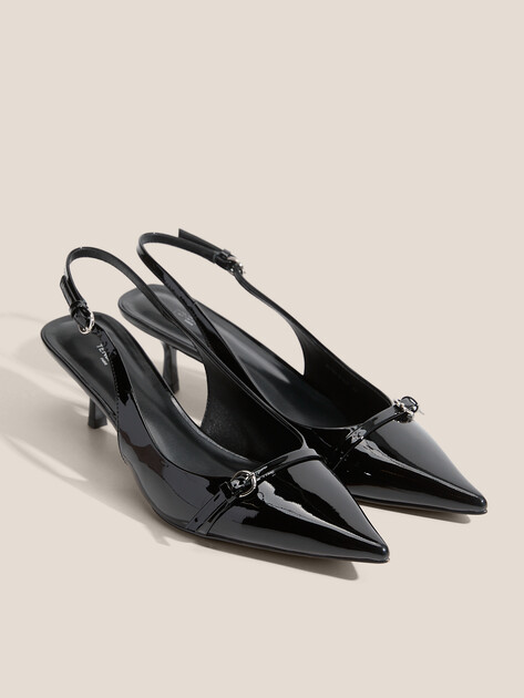 Женские туфли с открытой пяткой (слингбэк) TENDANCE, Артикул RL765-5, черный | 4400846. Ракурс 3 Женские туфли с открытой пяткой (слингбэк) TENDANCE, Артикул RL765-5, черный | 4400846. Ракурс 3