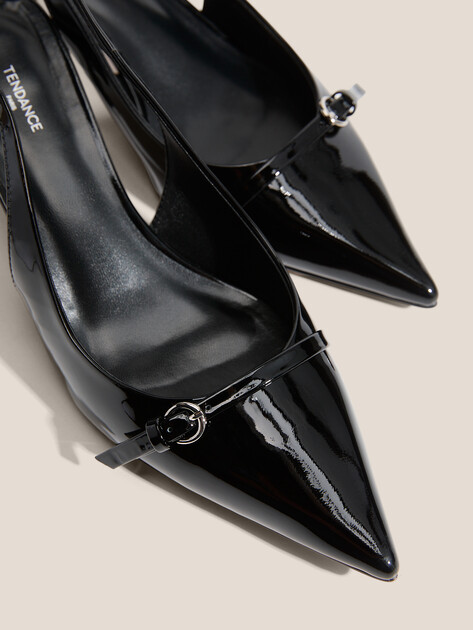Женские туфли с открытой пяткой (слингбэк) TENDANCE, Артикул RL765-5, черный | 4400846. Ракурс 4 Женские туфли с открытой пяткой (слингбэк) TENDANCE, Артикул RL765-5, черный | 4400846. Ракурс 4