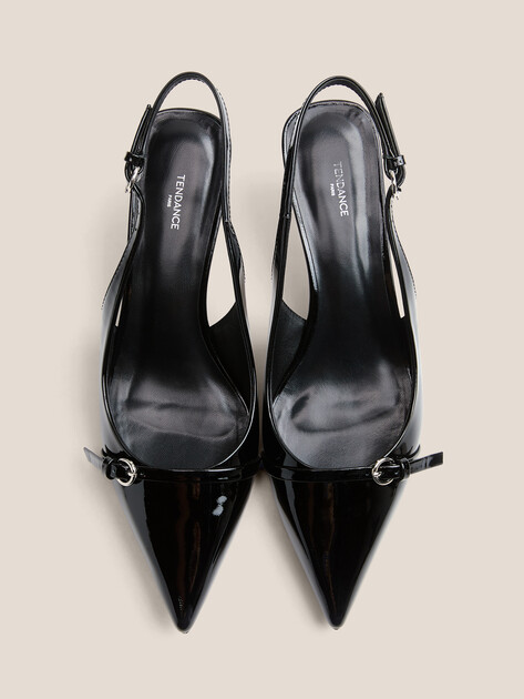 Женские туфли с открытой пяткой (слингбэк) TENDANCE, Артикул RL765-5, черный | 4400846. Ракурс 5 Женские туфли с открытой пяткой (слингбэк) TENDANCE, Артикул RL765-5, черный | 4400846. Ракурс 5