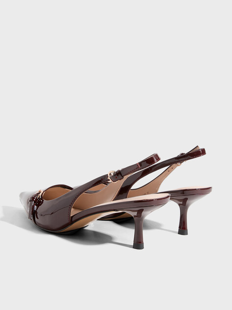 Женские туфли с открытой пяткой (слинг-бэк) TENDANCE, Артикул RL765-5, винный | 4400862. Ракурс 6