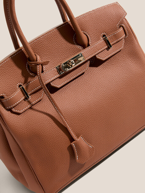 Женский тоут TENDANCE, Артикул MRH23-097M, оранжево-коричневый | 4401822. Ракурс 2