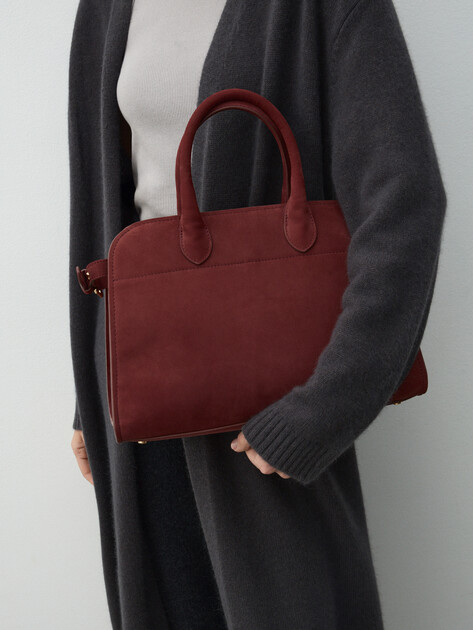 Женский тоут CALZETTI, Артикул ASHLEY MEDIUM, бордовый | 4406298. Ракурс 8
