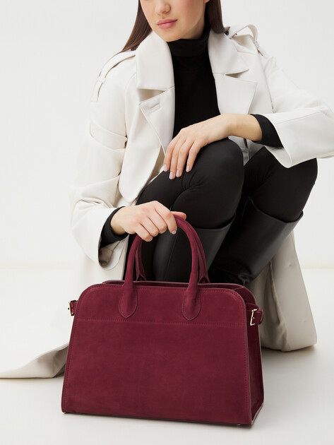 Женский тоут CALZETTI, Артикул ASHLEY MEDIUM, бордовый | 4406298. Ракурс 2