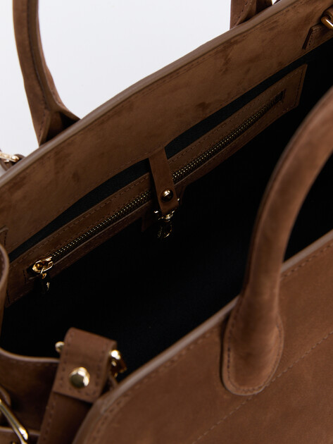 Женский тоут CALZETTI, Артикул ASHLEY MEDIUM, бежево-коричневый | 4406305. Ракурс 5