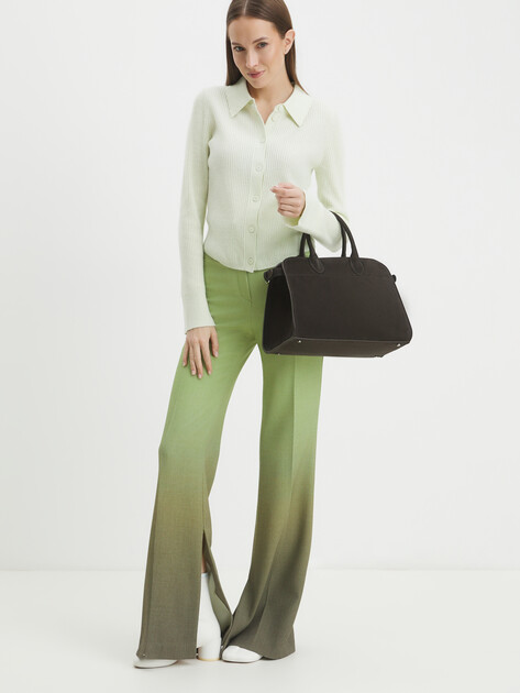 Женский тоут CALZETTI, Артикул ASHLEY MEDIUM, темно-коричневый | 4406307. Ракурс 6