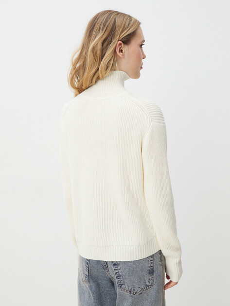 Женский свитер MAISON DAVID, Артикул 2024-059-1, молочно-белый | 4406490. Ракурс 4