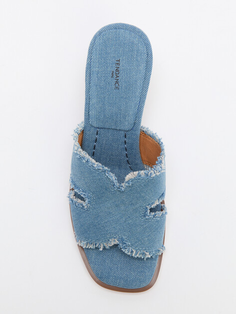 Женские мюли из денима TENDANCE, Артикул SW505-9, серо-синий | 4408381. Ракурс 5 Женские мюли из денима TENDANCE, Артикул SW505-9, серо-синий | 4408381. Ракурс 5