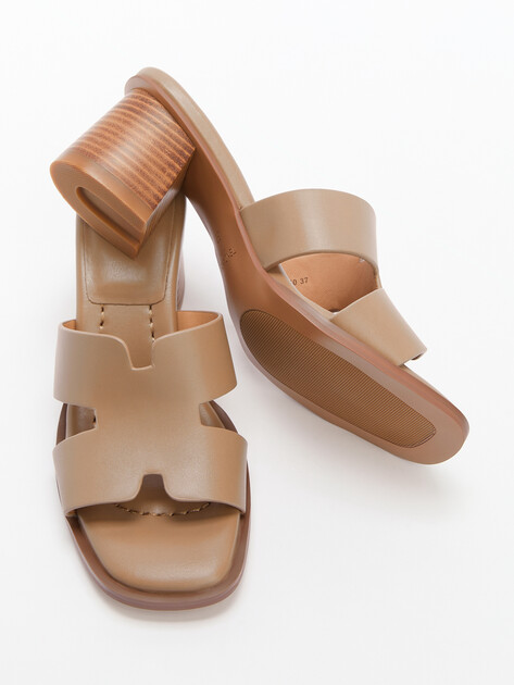 Мюли TENDANCE, Артикул SW505-2, бежево-коричневый | 4408438. Ракурс 6