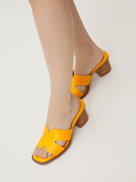 Мюли TENDANCE, Артикул SW505-2, оранжевый | 4408522. Ракурс 2 Мюли TENDANCE, Артикул SW505-2, оранжевый | 4408522. Ракурс 2