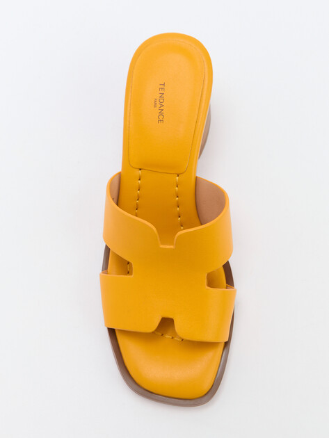 Мюли TENDANCE, Артикул SW505-2, оранжевый | 4408522. Ракурс 5 Мюли TENDANCE, Артикул SW505-2, оранжевый | 4408522. Ракурс 5