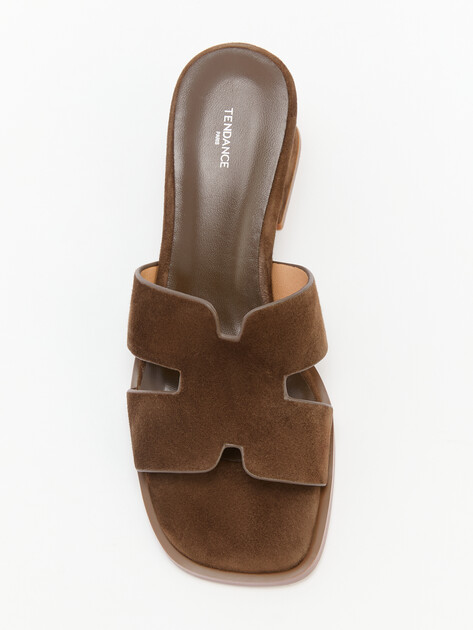 Мюли TENDANCE, Артикул SW503-5, темно-коричневый | 4408628. Ракурс 5 Мюли TENDANCE, Артикул SW503-5, темно-коричневый | 4408628. Ракурс 5