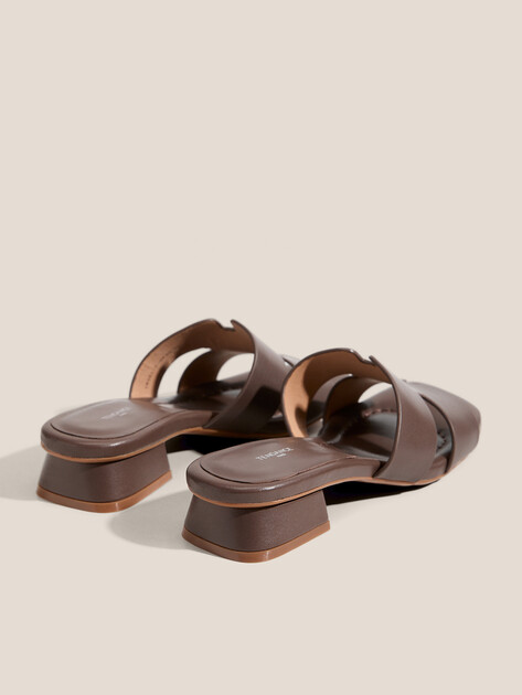 Мюли TENDANCE, Артикул SW501-5, темно-коричневый | 4409091. Ракурс 6